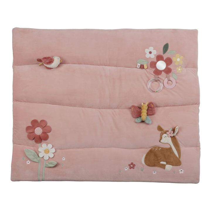 Little Dutch Krabbeldecke Spieldecke Activity Matte Baby (80x100 cm) rosa - Fairy Garden