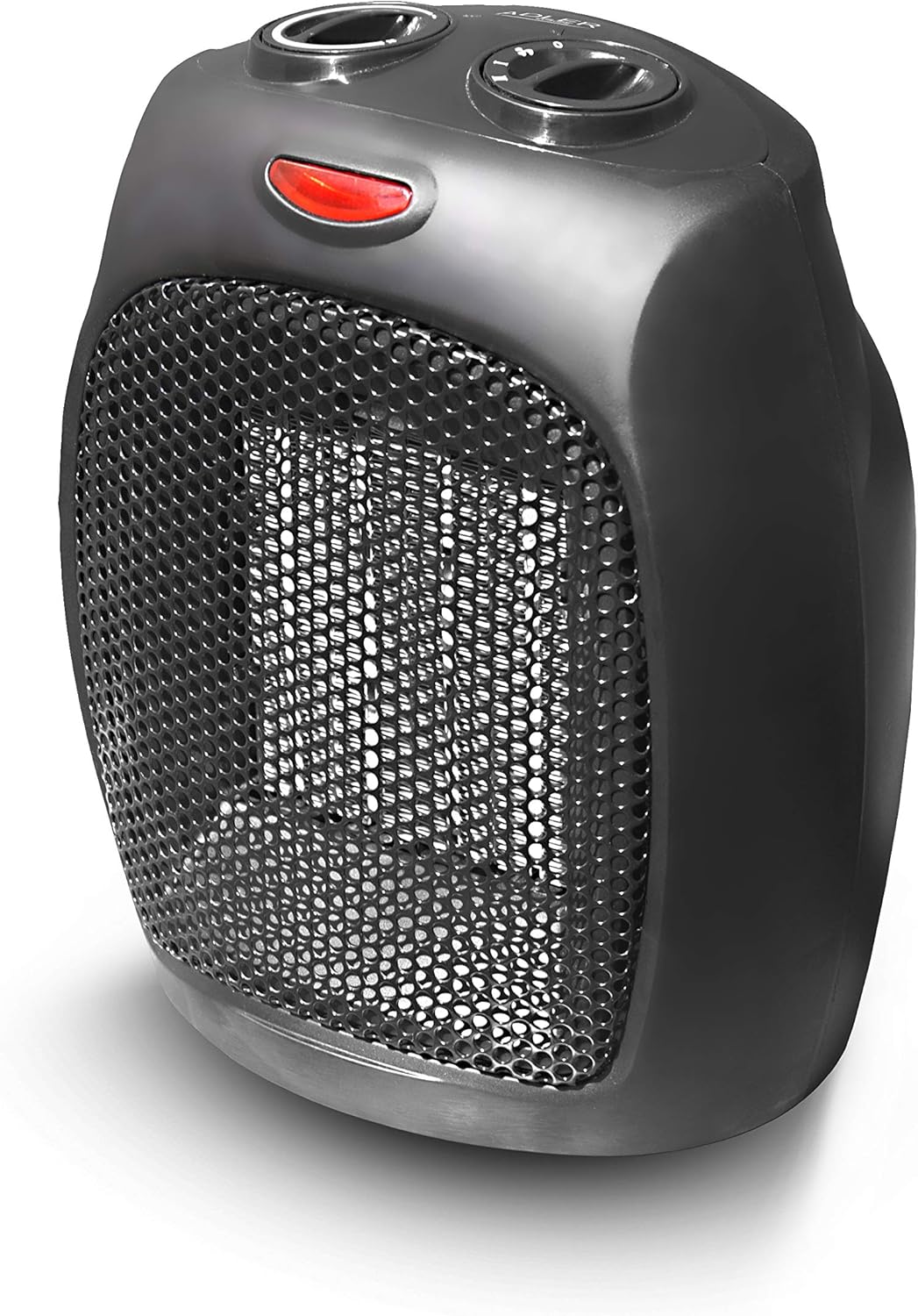 Adler AD7702 Keramik-Standheizung, 1500 W, mit verstellbarem Thermostat - Schwarz