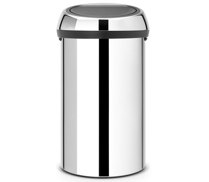 Brabantia 402609 Touch Bin Abfalleimer 60 l, Brilliant Steel 60 Liter Brilliant Steel, 60 Liter Bril