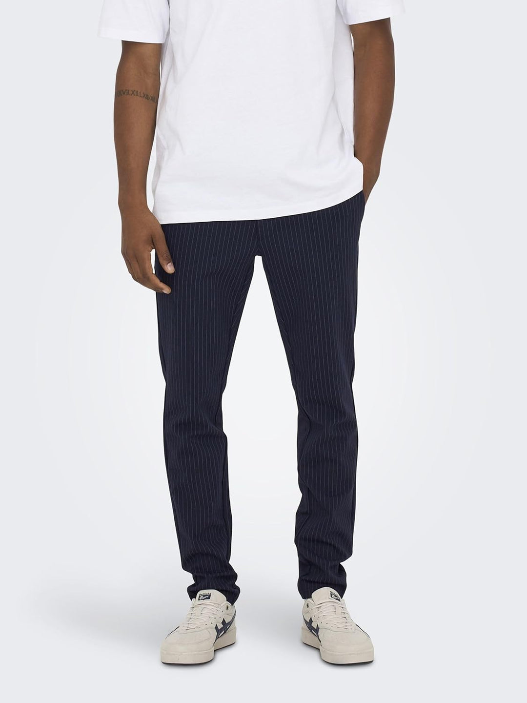 ONLY & SONS Male Chino Hose ONSMARK Verjüngt Chino Hose 28W / 30L Blau (Night Sky), 28W / 30L Blau (