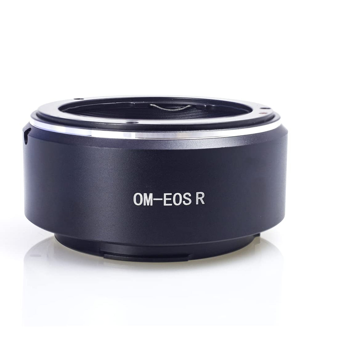 OM-EOS R Objektivadapter Adapterring auf für Olympus OM 35mm Objektiv Kompatibel für Canon EOS R-Mou