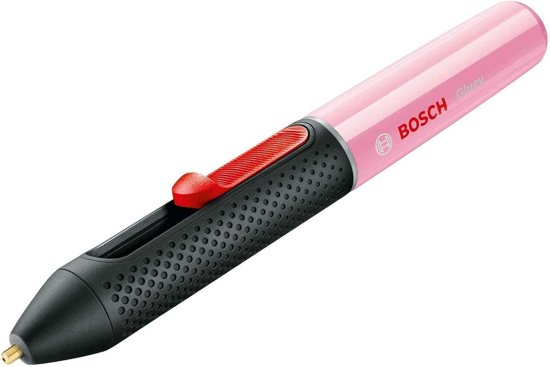 Bosch Akku Heissklebestift Gluey Cupcake Pink + Mini Sticks Glitzer 70tlg Set Cupcake Pink | +70 Sti