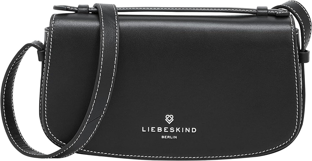 Liebeskind Berlin SADIE TM Empire Crossbody, Small (HxBxT 15cm x 23.5cm x 6.5cm), Black