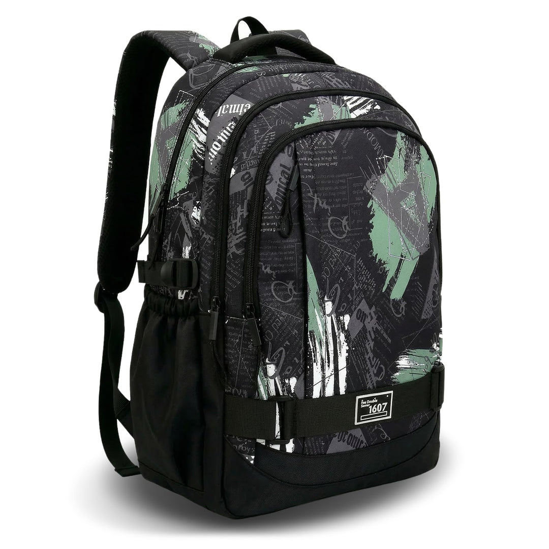 Amythe Schulrucksack Jungen Teenager, Rucksack Schule Gymnasium Oberstufe Schulranzen mit Trolley-Gu