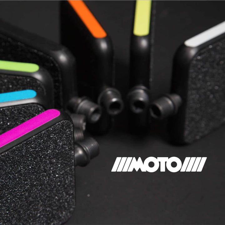 MOTOBICYCLES Plattform Pedale Urban Reflex, City Pedale Mit Verstellbaren Pedal-Breiten, Mit Bunten