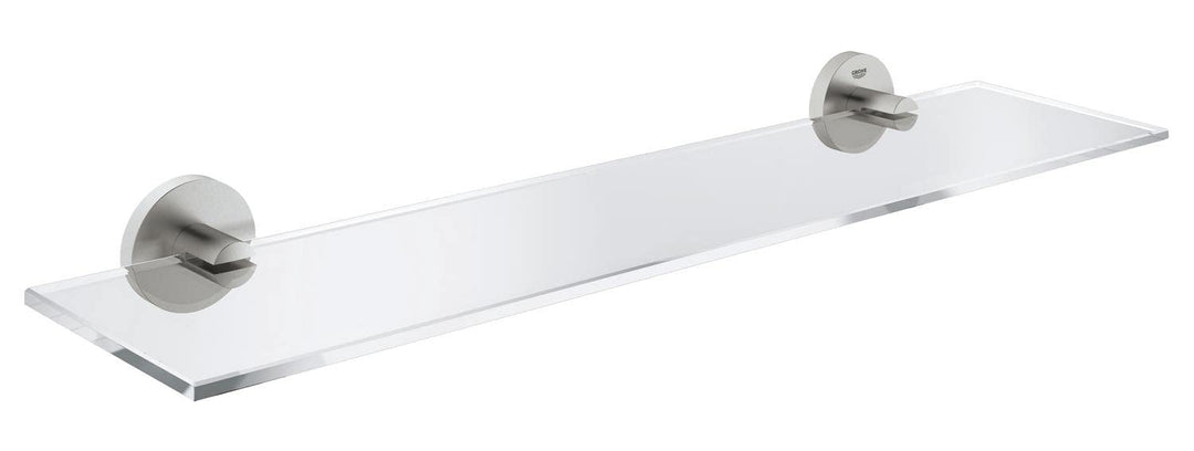 GROHE Start - Glasablage (Stichmass 380mm, Material: Glas/ Metall, verdeckte Befestigung, langlebig)