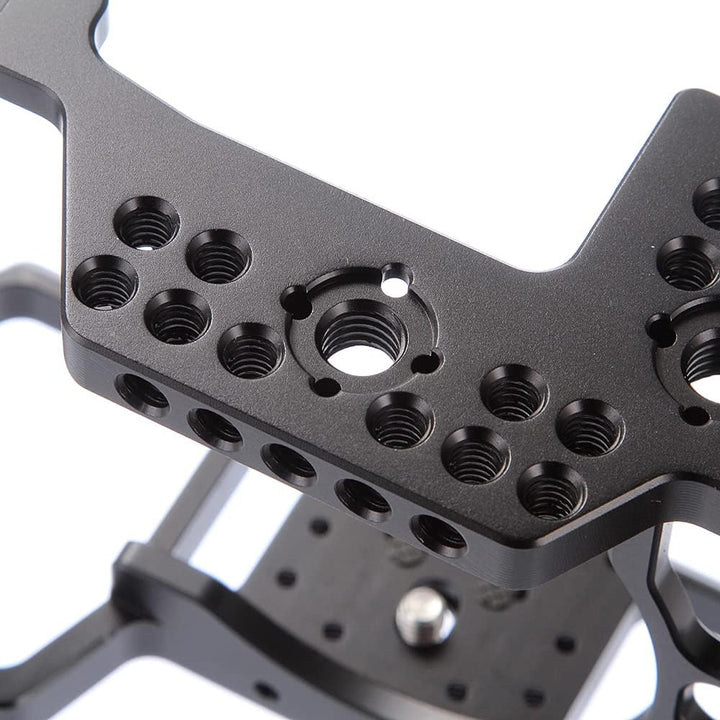 Hersmay Aluminum Camera Cage with Top Handle for Sony A7III/ A7RIII/ A9/ A7II Mirrorless Camera für