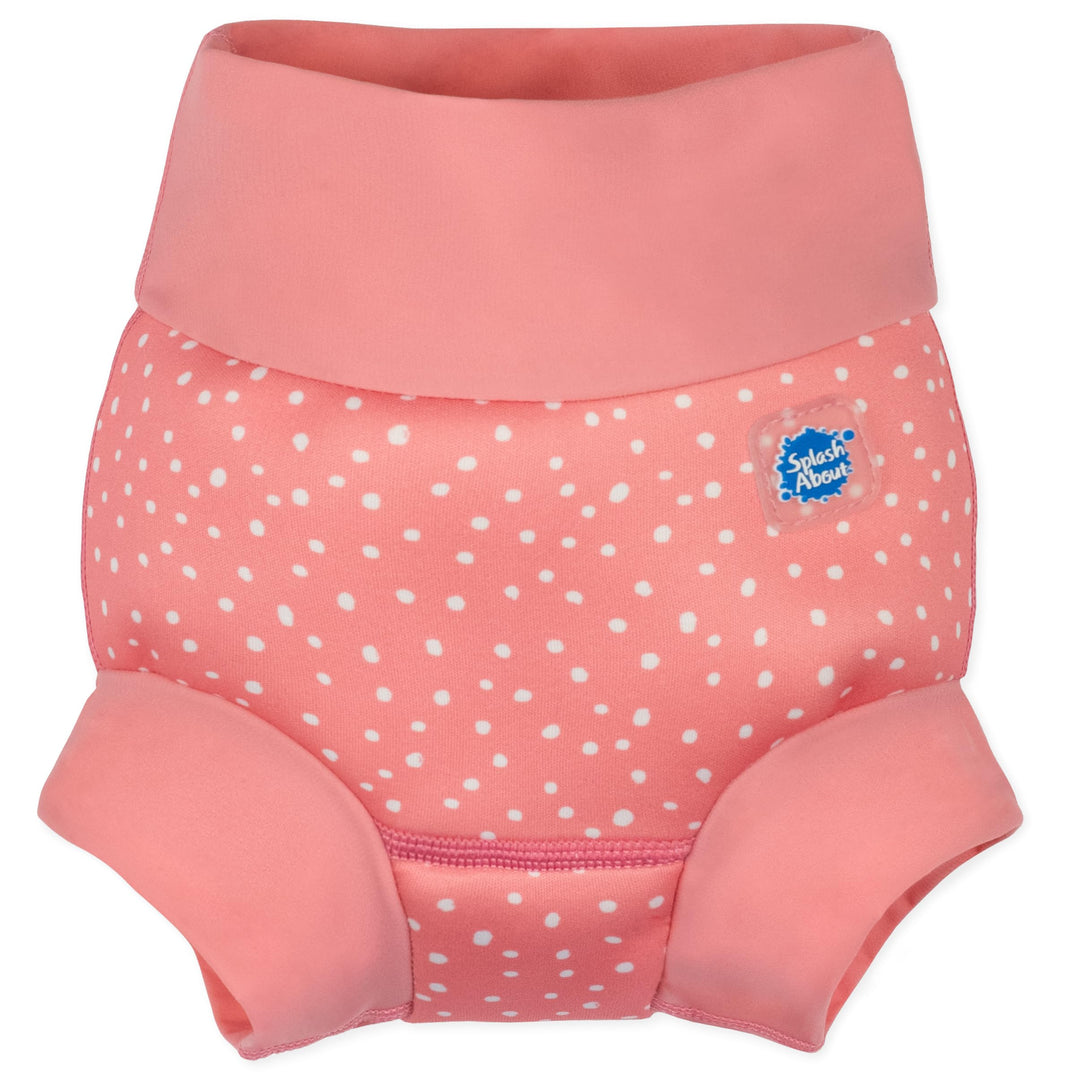 Splash About Happy Nappy Wiederverwendbare Schwimmwindel Pink Dotty 3-6 Monate, Pink Dotty 3-6 Monat