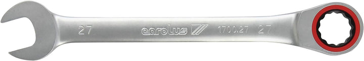 Carolus by GEDORE Ringratschenmaulschlüssel, mit Ratsche, SW 27 mm, flach, 12-kant, Schraubenschlüss