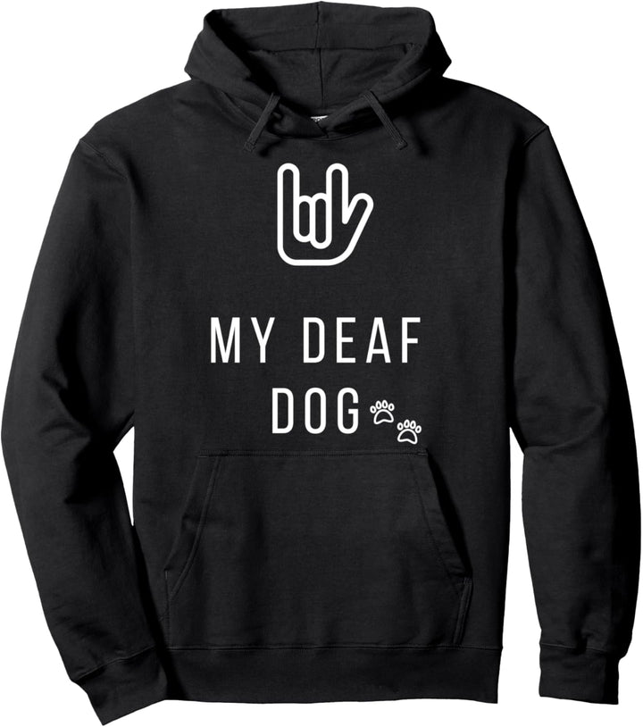 Lieben Sie mein taubes Hunde-Hunde-Design für alle Pullover Hoodie