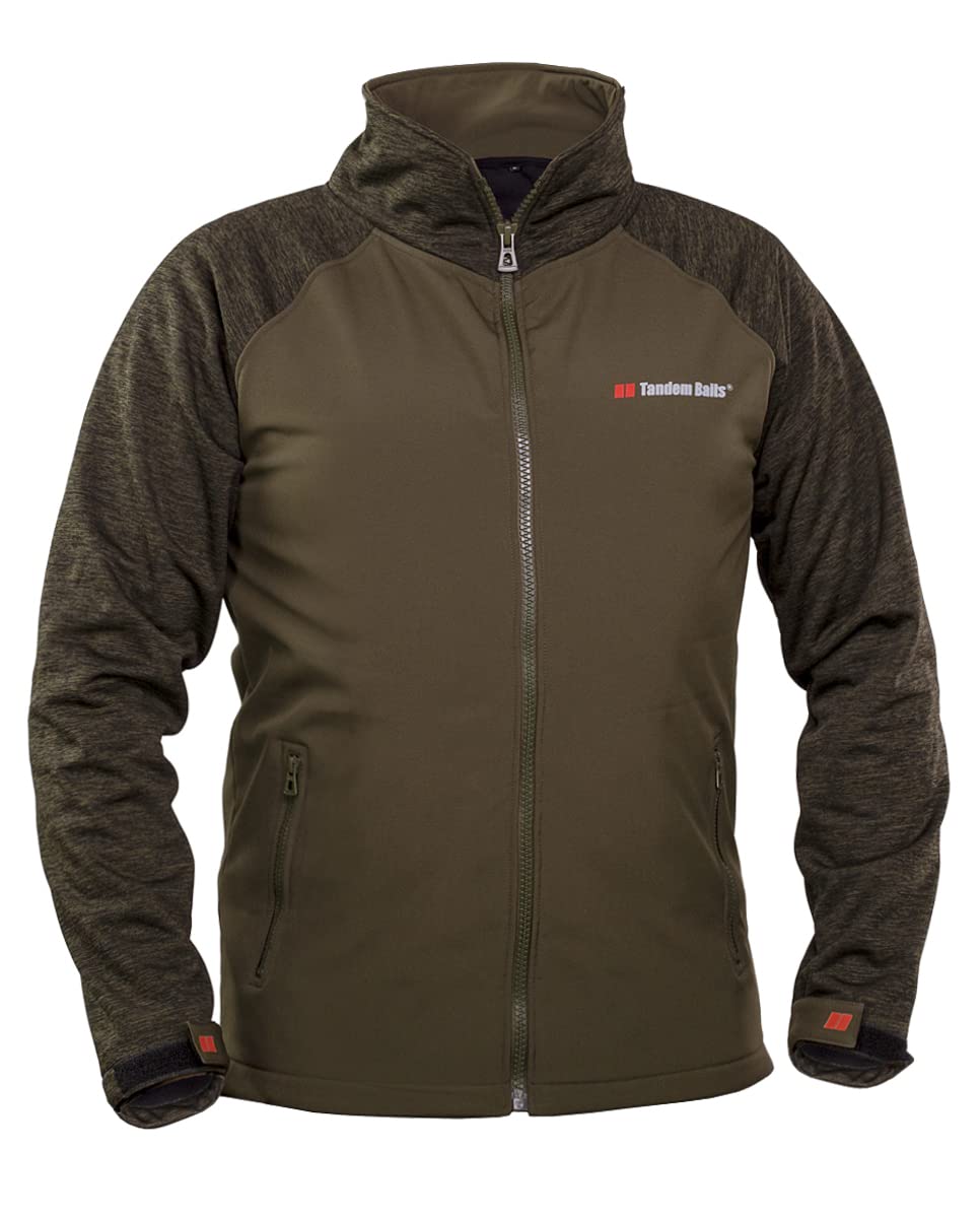 Tandem Baits Leichte Softshelljacke für Herren | Männer Softshell Sweatshirt | Windbreaker Fleecejac
