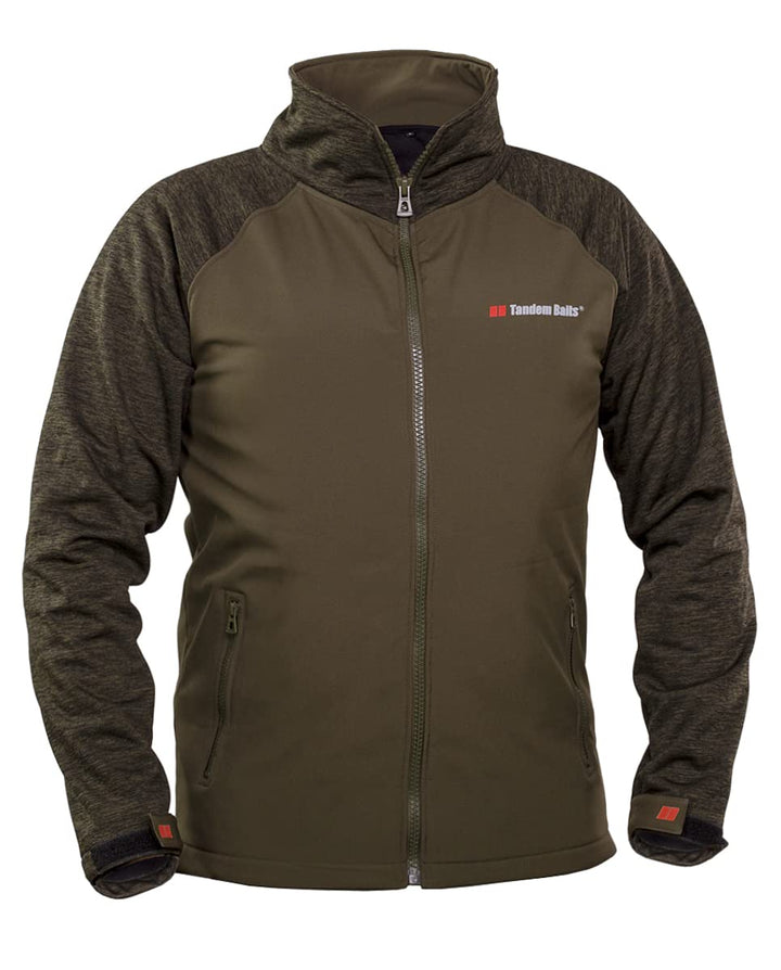Tandem Baits Leichte Softshelljacke für Herren | Männer Softshell Sweatshirt | Windbreaker Fleecejac