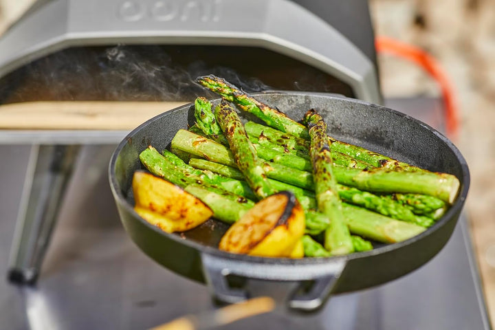 Ooni Bratpfanne aus Gusseisen – Eisenpfanne – Grillpfanne aus 100% Gusseisen – Gusseisenpfanne – Gri
