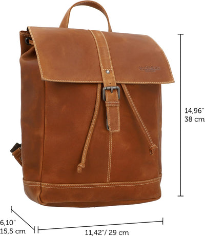 Gusti Kurierrucksack Leder - Jaime Rucksack Lederrucksack Vintage Cityrucksack Outdoorrucksack Lapto
