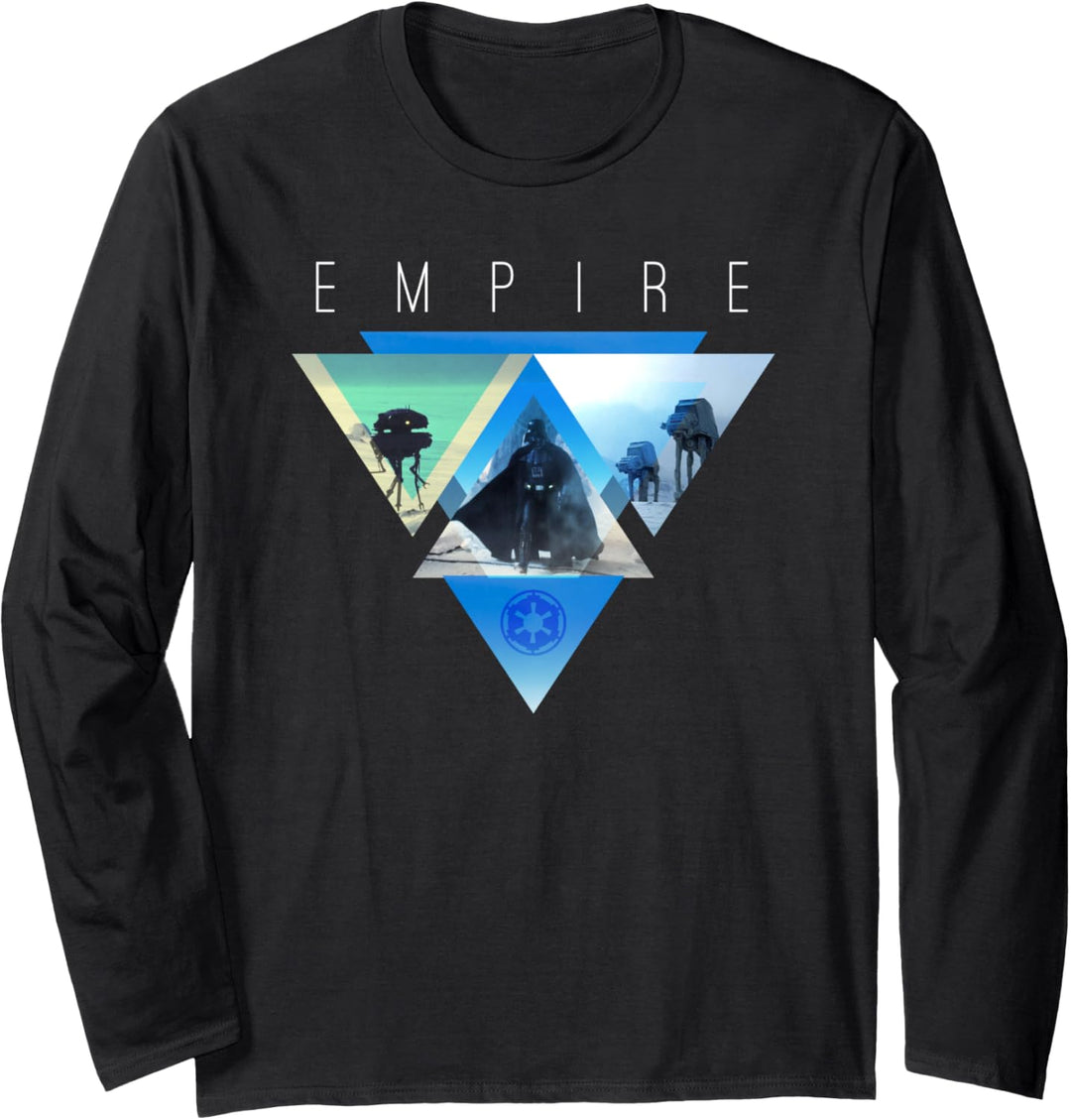 Star Wars Empire Darth Vader Triangle Stack Langarmshirt