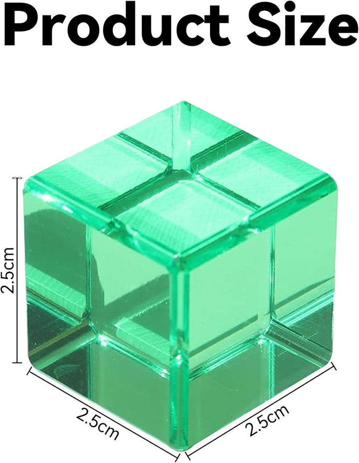 Regenbogen Jelly Blocks aus Acryl – Sensory Toys für Kinder, 16 Bunte Sensorik-Bauklötze ab 3 Jahren