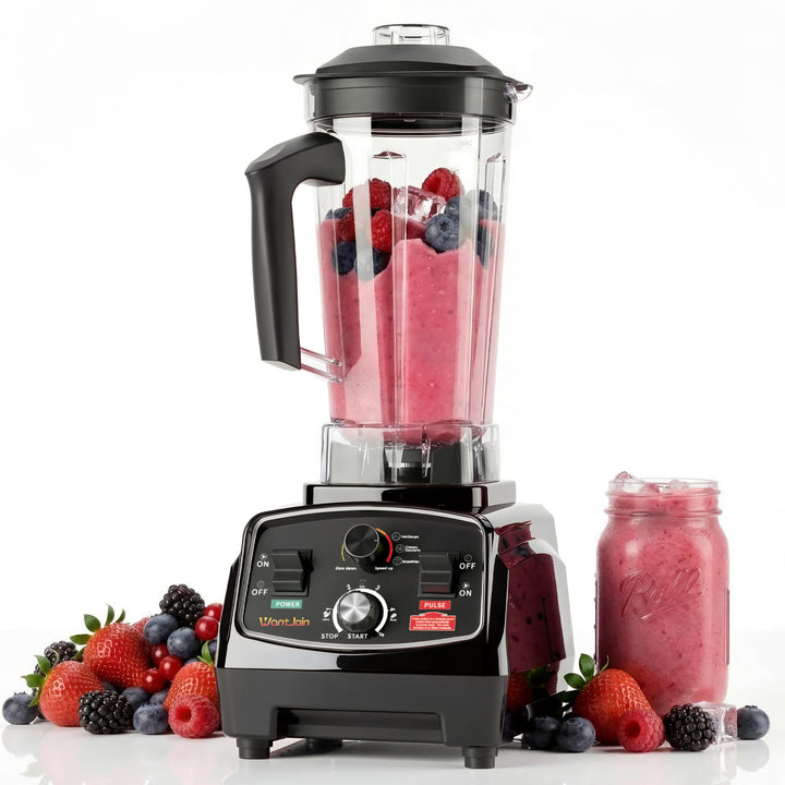 WantJoin Hochleistungsmixer 1800W | 2000ml Smoothie Maker für Gastronomie &amp; Haushalt, ETL-geprüfter