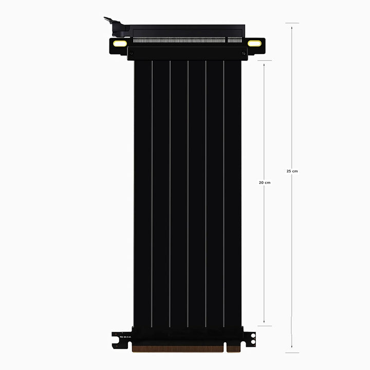 P50CS GPU PCI Express PCIE 3.0 x16 Riser Extender Karte Adapter Verlängerung – 25cm Stromkabel – Hoc