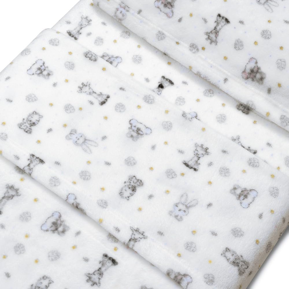 Interbaby Bettwäsche-Set für Kinderbett, 50 x 80 cm, 100% Polyester, warm, inklusive Spannbettlaken,