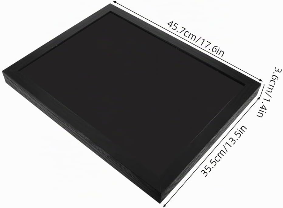 FONDOTIN Grosse Shadow Box Holzrahmen Vitrine für Sporttrikots Fussball Baseball Hockey Schaukasten