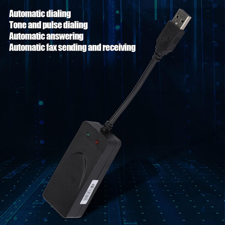 Normales DFÜ Modem, Faxmodem Dual Port USB2.0 56K Externer Modemtreiber für Win 7/Win 8/Win 10/Win X