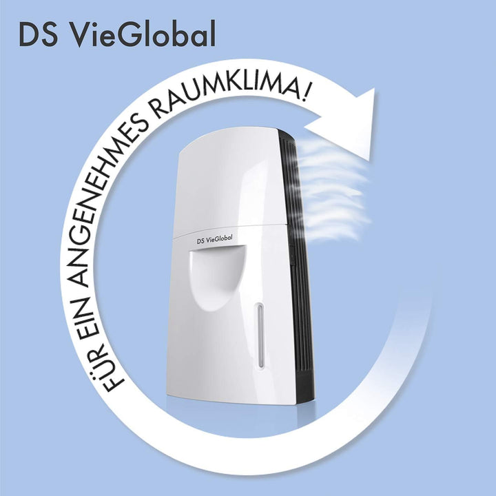 DS VieGlobal Thermalsole-Verdunster, Luftbefeuchter für ein angenehmes Raumklima durch Salzionen | M
