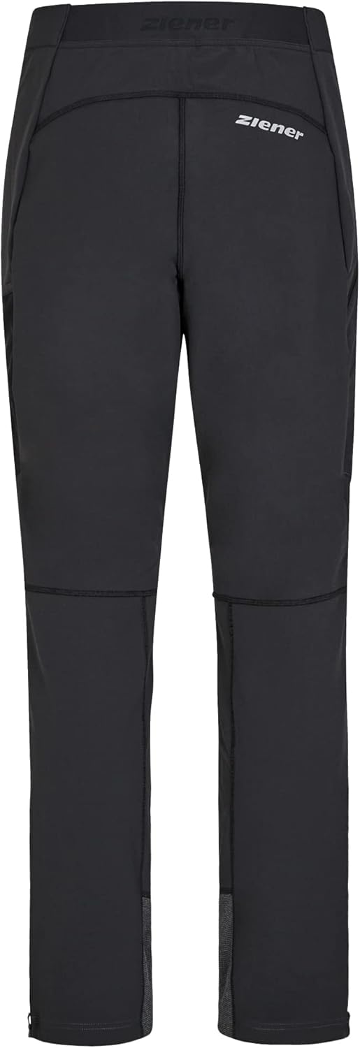 Ziener Herren Softshell-Hose | Skitour, Nordic, Winddicht, elastisch, funktionell Nawo, Ombre.black