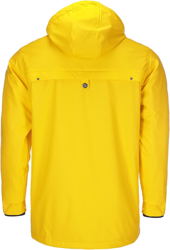 Dry Fashion Herren Regenjacke Bergen - Herrenjacke Regenmantel Männer Jacke Gefüttert Winddicht Wass