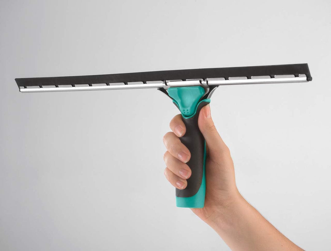 Leifheit Professional Fensterabzieher 45 cm mit Weichgummigriff, Abzieher mit hochflexibler Gummilip