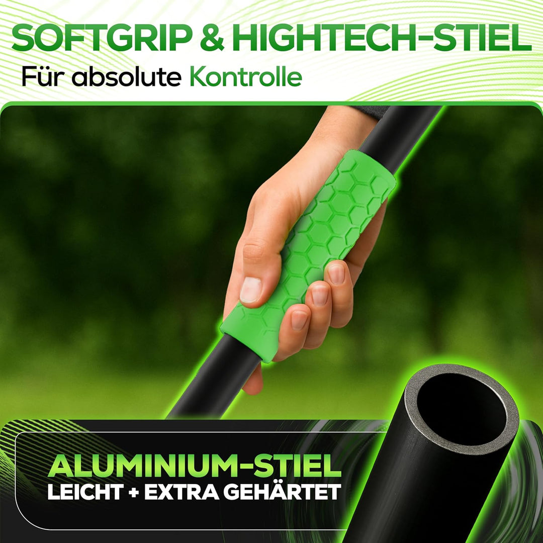 Profi Rasenkantenschneider mit höhenverstellbaren ergonomischen Stiel | Kantenschneider für perfekte