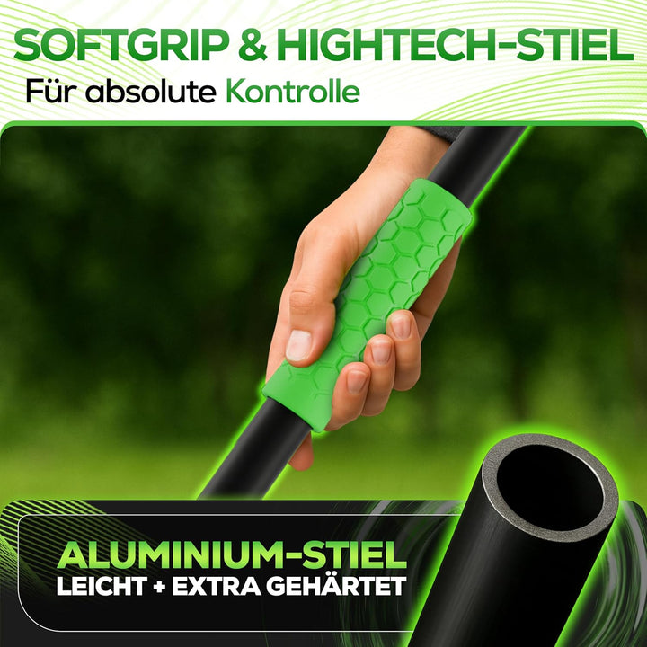 Profi Rasenkantenschneider mit höhenverstellbaren ergonomischen Stiel | Kantenschneider für perfekte