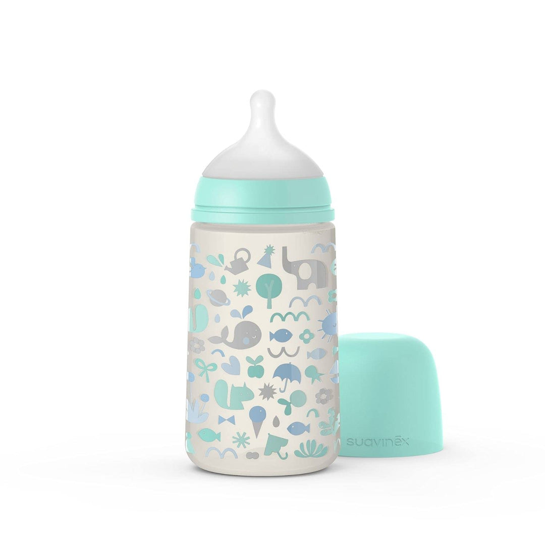 Suavinex, Pack für Neugeborene Sx Pro 0-6 Monate. Enthält: Anti-Kolik-Babyflasche 270 ml mittlerer N