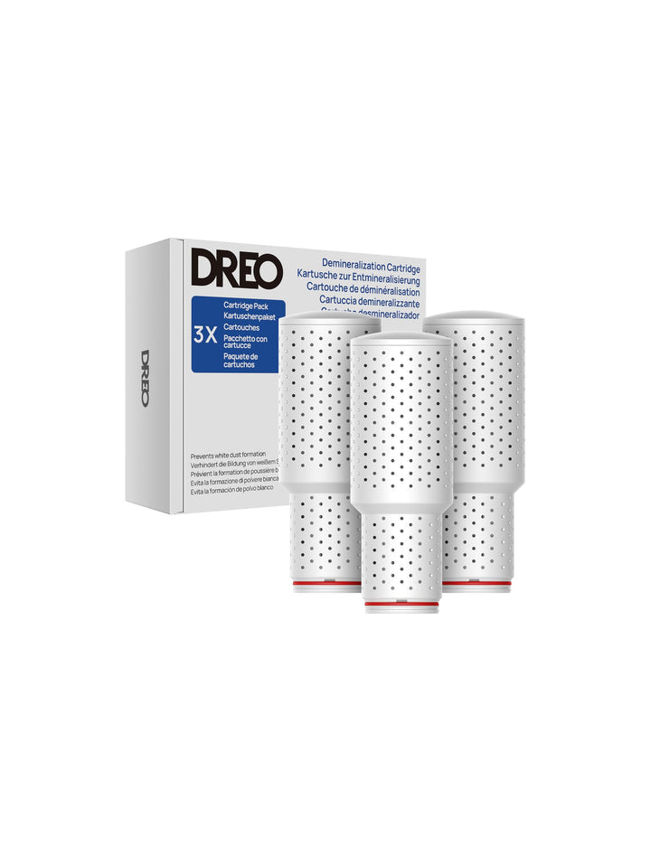 Dreo Entmineralisierungskartusche 3er-Pack für Luftbefeuchter, kompatibel mit Dreo Luftbefeuchtern H