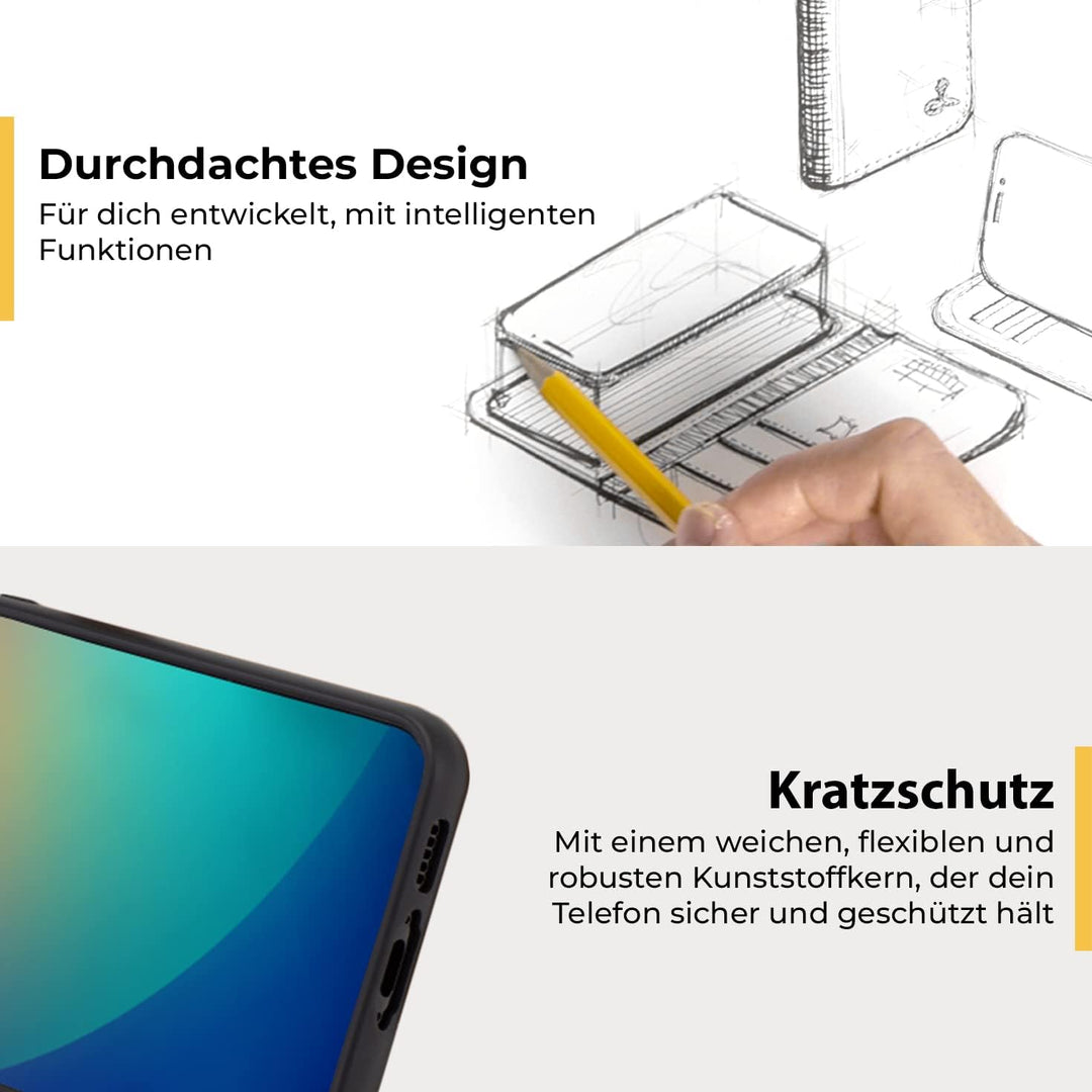 Snakehive Lederhülle für Samsung S23 Ultra – Klapphülle mit Kartenfächern & Standfunktion (Grün), Gr