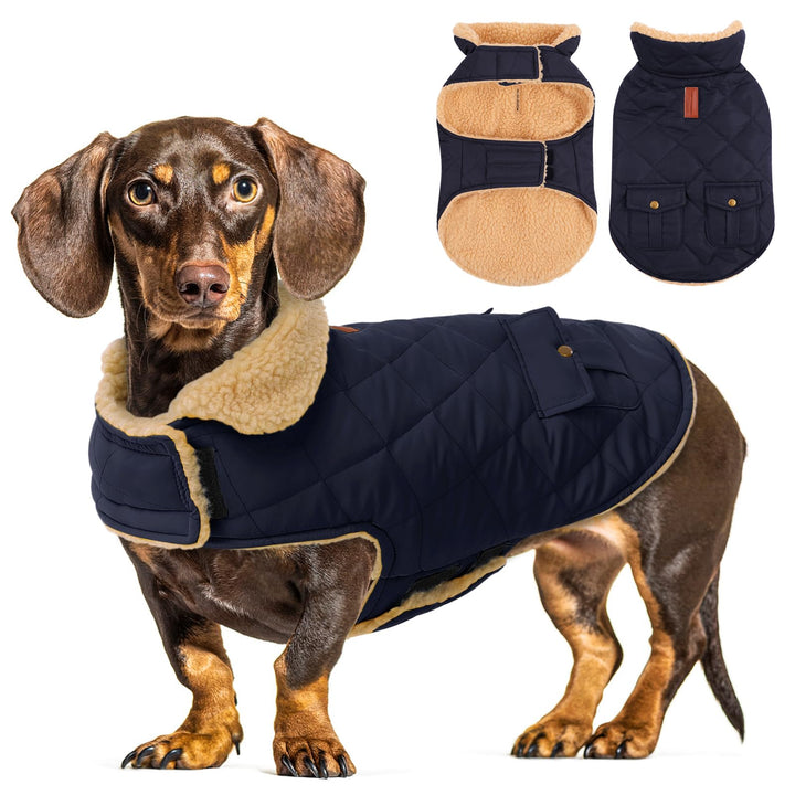 CITÉTOILE Wintermantel Hundemantel, Warme Winterjacken mit Fleece für Hunde,Hundejacke Hundekleidung