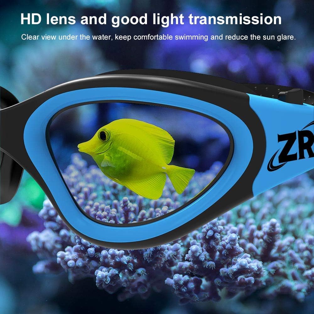 ZIONOR Polarisiert/Nein Polarisiert Schwimmbrille für Herren und Damen [UPGRADE], G1 Schwimmbrille U