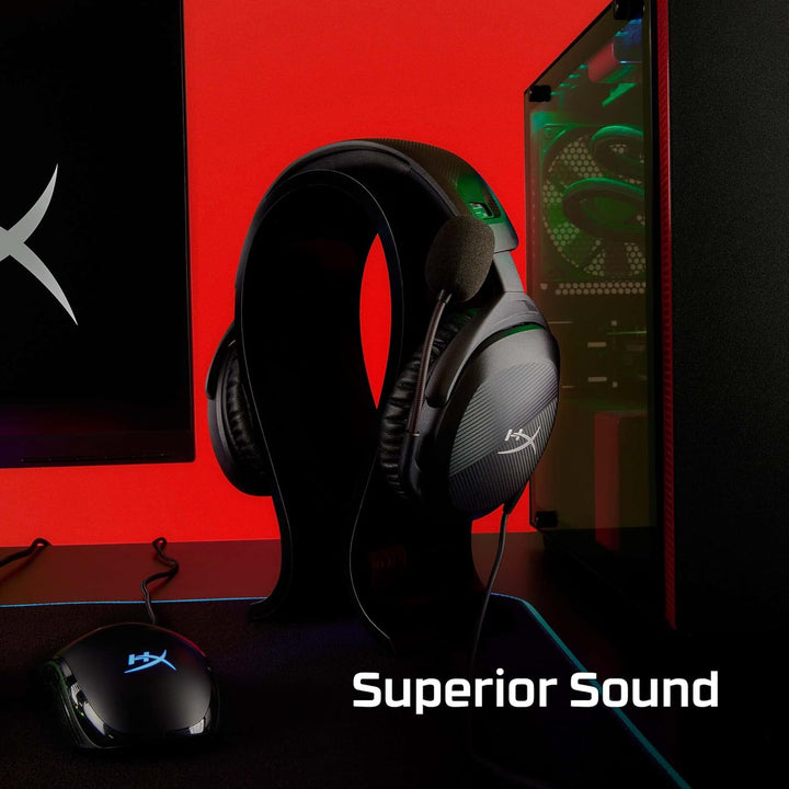 HyperX Cloud Stinger 2 – Grösse neu definiert, Leichtes Over-Ear-Headset mit Mikrofon, Stummschaltun