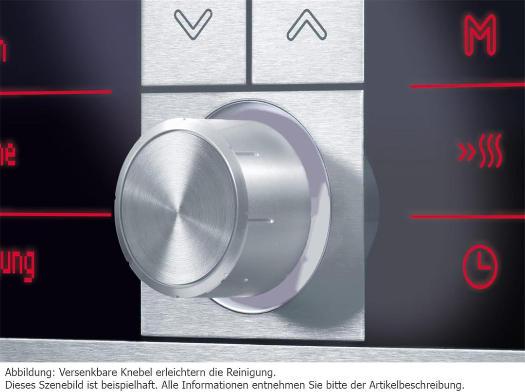 Bosch BEL554MS0 Serie 6 Einbau-Mikrowelle, 38 x 59 cm, 900 W, Drehteller 31,5cm, Türanschlag Links,