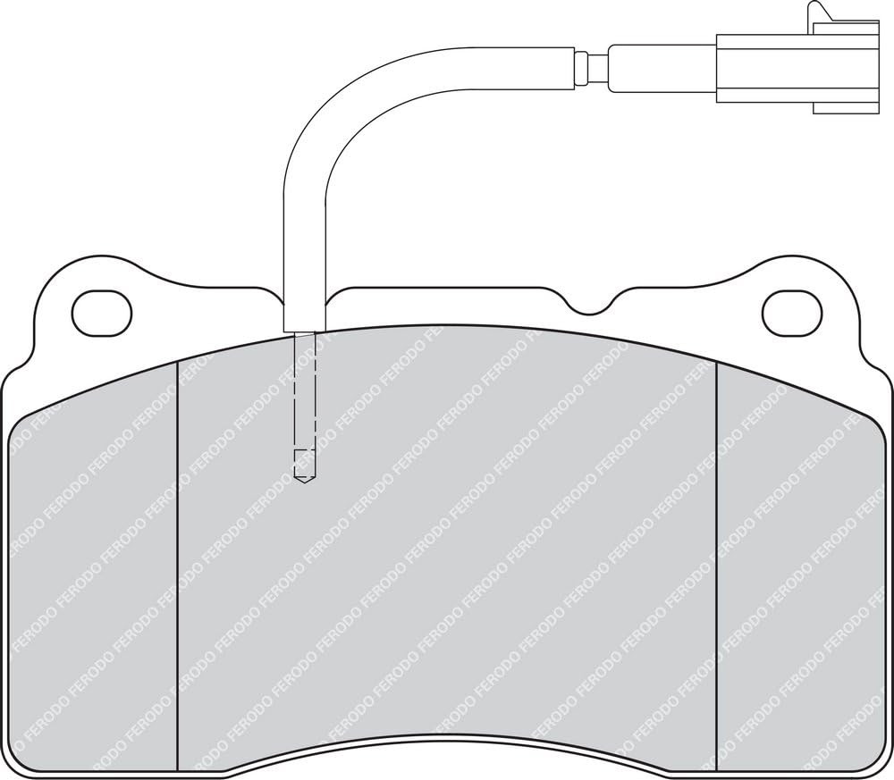 Ferodo FDB1794 PREMIER Bremsbelagsatz, Scheibenbremse - (4-teilig) - (4 Stück)
