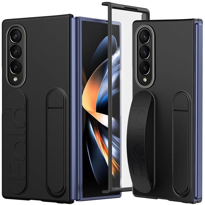 NINKI Kompatibel mit Samsung Galaxy Z Fold 3 Hülle mit Armband Samsung z fold 3 Handyhülle mit Ständ