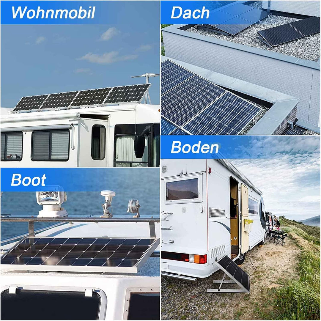Solarmodul Halterung 45 Zoll,Photovoltaik Universal Solarmodul Halterungen 114CM photovoltaik, Balko