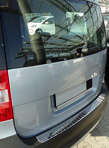 RECAMBO Ladekantenschutz Edelstahl kompatibel für Skoda Yeti hinten 2009-2013 - Hochglanz poliert, C