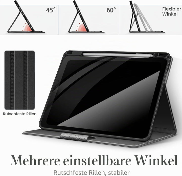 AUAUA Hülle für iPad Pro 11 2022 (4. Generation)/2021(3. Gen)/2020(2. Gen)/2018 mit Apple Stifthalte