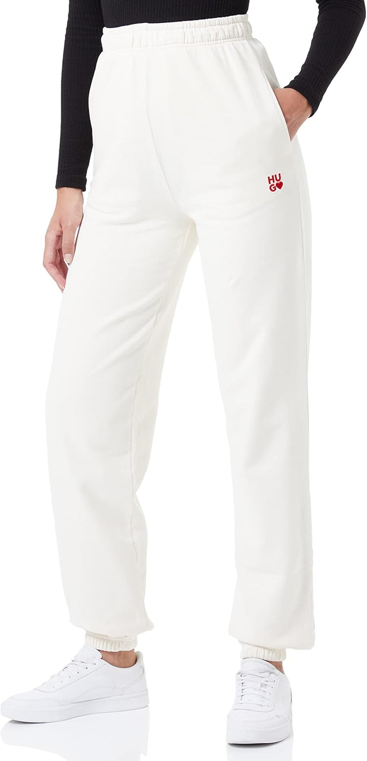 HUGO Damen Njola Pants S Open White110, S Open White110