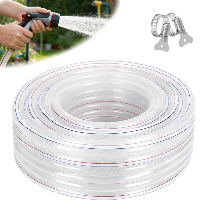 Trinkwasserschlauch PVC 25×33 mm – Robuster Wasserschlauch mit Gewebeverstärkung für Garten, Haushal
