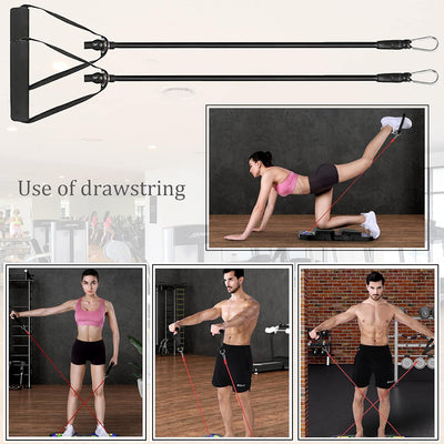 AOUZEA Push Up Board Fitnessgeräte, 12-in-1-Faltbares Multifunktions Tragbar Liegestütze Brett, Fitn