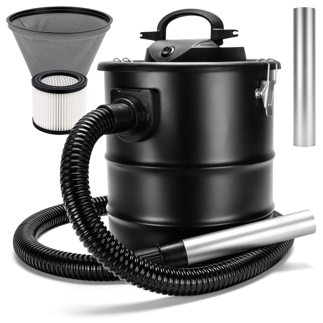Aschesauger 15L Kaminsauger Blasfunktion 1200W DUAL Filter System
