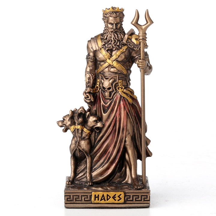 Veronese Design Griechische Götter Miniaturfigur (Hades, Bronze) Hades Bronze, Hades Bronze