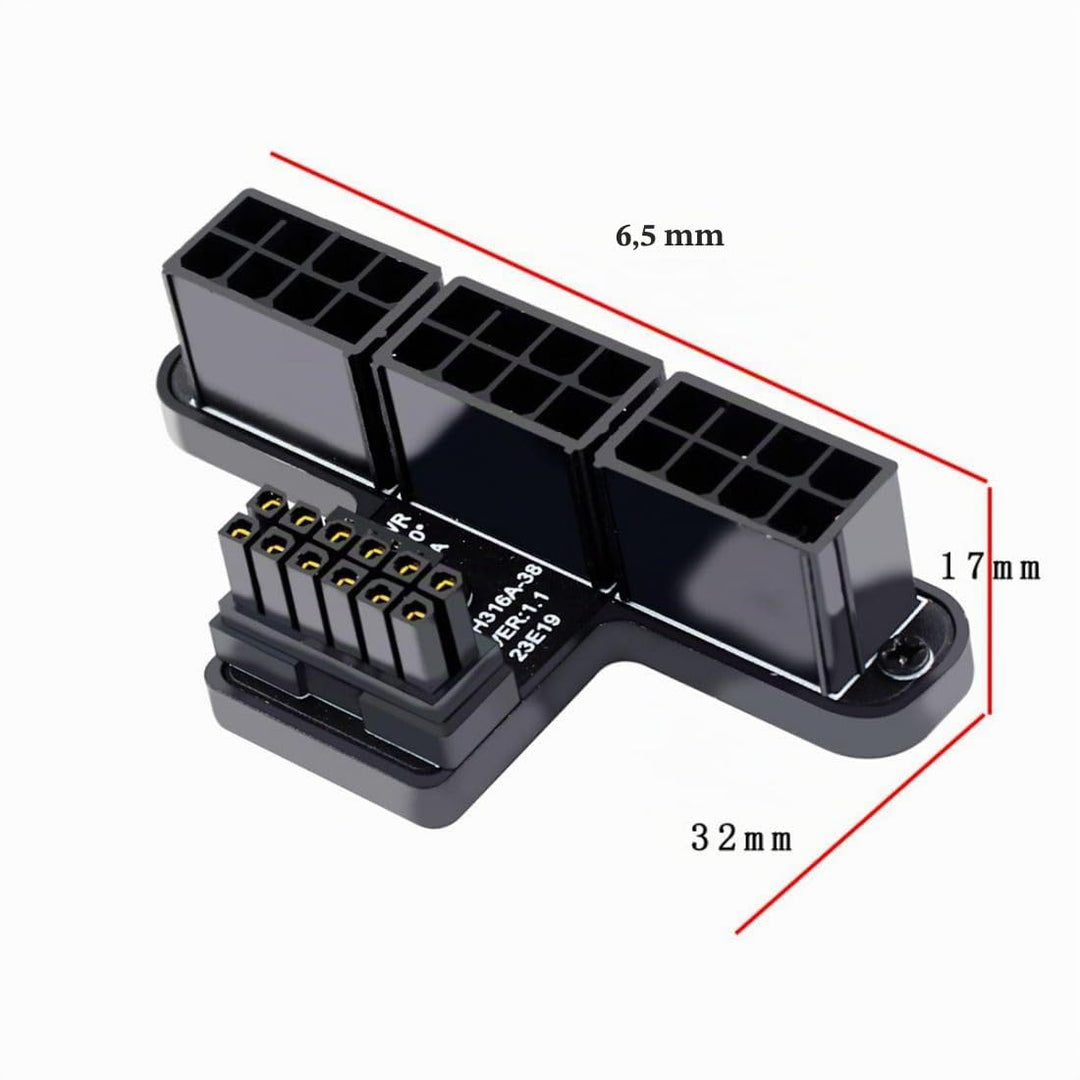 chenyang ATX3.0 PCI-E 5.0 12VHPWR 16Pin Power Modular auf 3 ATX 8Pin Stecker Adapter für 4080 5090TI
