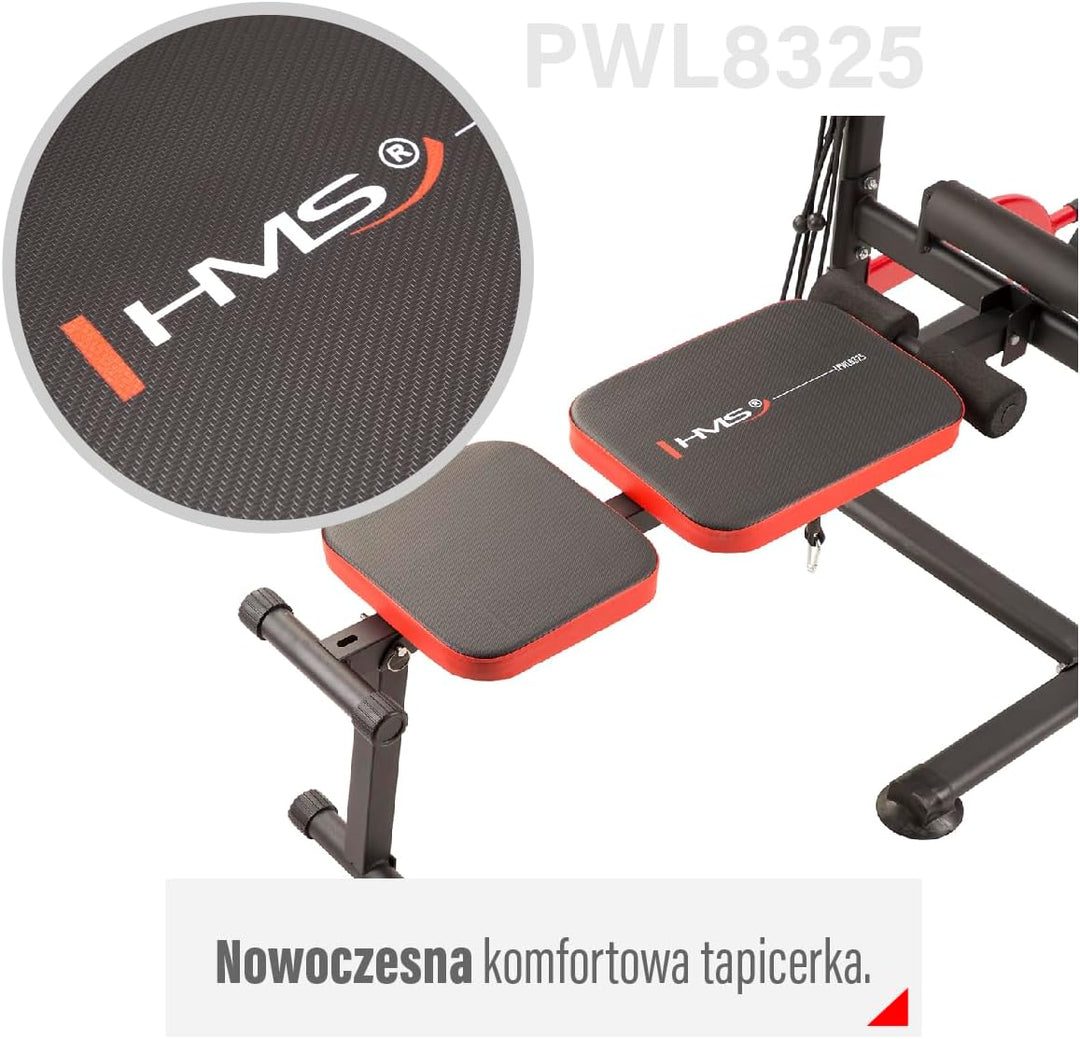 HMS Power Tower Pull Up Station with Multiple Accessories
